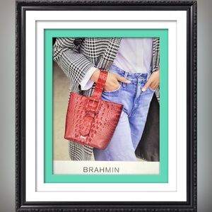 Brahmin Red Bag Advertising Print